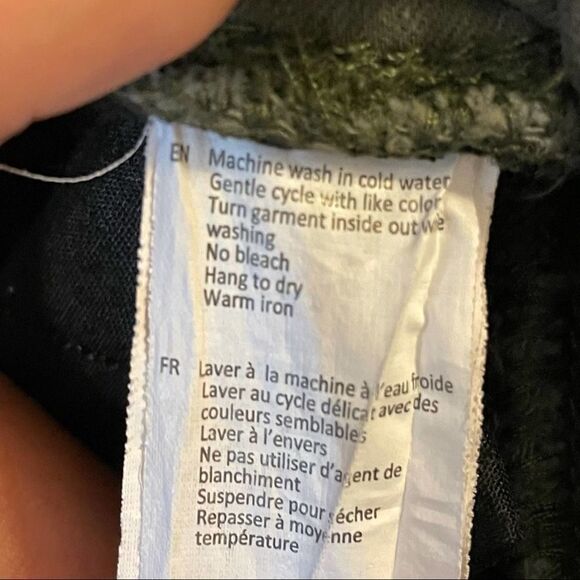 Urban Heritage Solid Green Distressed Skinny Jeggings Spandex Cotton Blend M - Picture 11 of 14